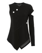 Proenza Schouler One Sleeve Button Top