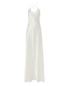 Olivia Von Halle Perminova Slip Dress Ivory 1