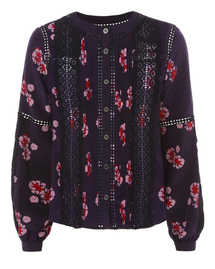 Sea Malaya Printed Blouse Pri-floral Zero