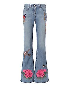 3x1 W25 Embroidered Bell Jeans