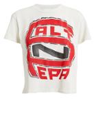 Made Worn Madeworn Salt N Pepa Cropped T-shirt White/red L
