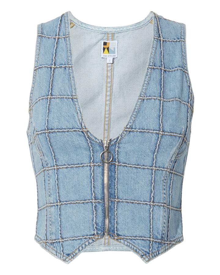 Jean Atelier Mick Vest Denim-lt 2