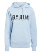 Helmut Lang Exclamation Sky Blue Logo Hoodie Sky Blue/black M