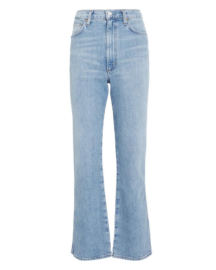 Agolde Pinch Waist Kick Jeans Light Indigo Denim 28