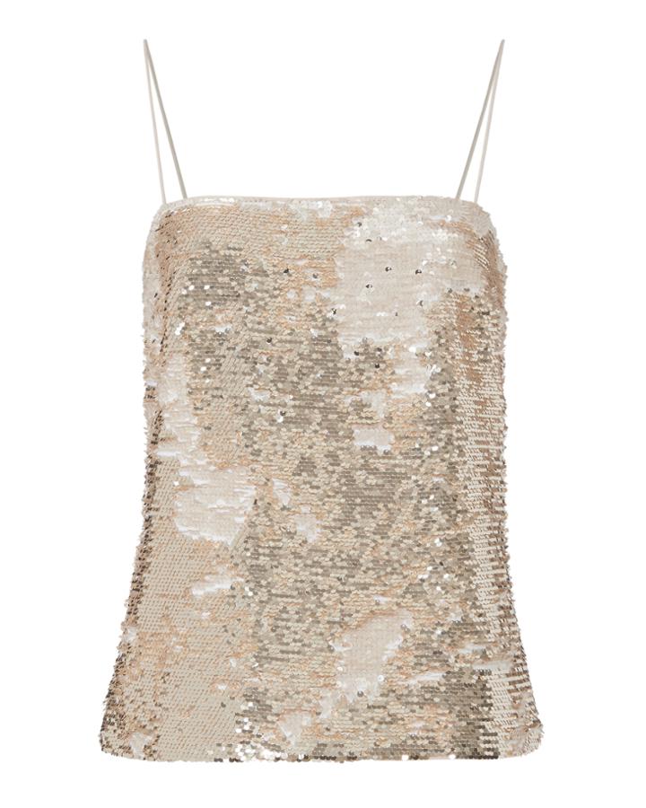 Misha Gold Sequin Tank