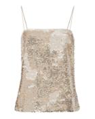 Misha Gold Sequin Tank