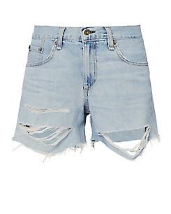 Rag & Bone Shredded Boyfriend Shorts