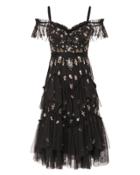 Needle & Thread Lustre Cami Dress Black Zero