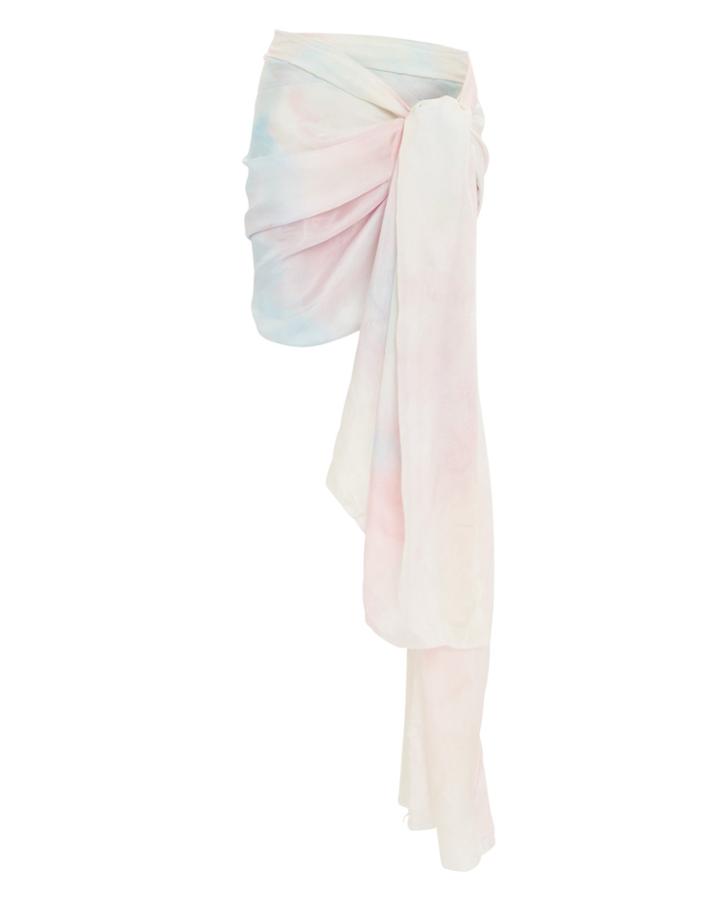 Love Shack Fancy Loveshackfancy Noa Pareo Cover Up Skirt Tie Dye 1size