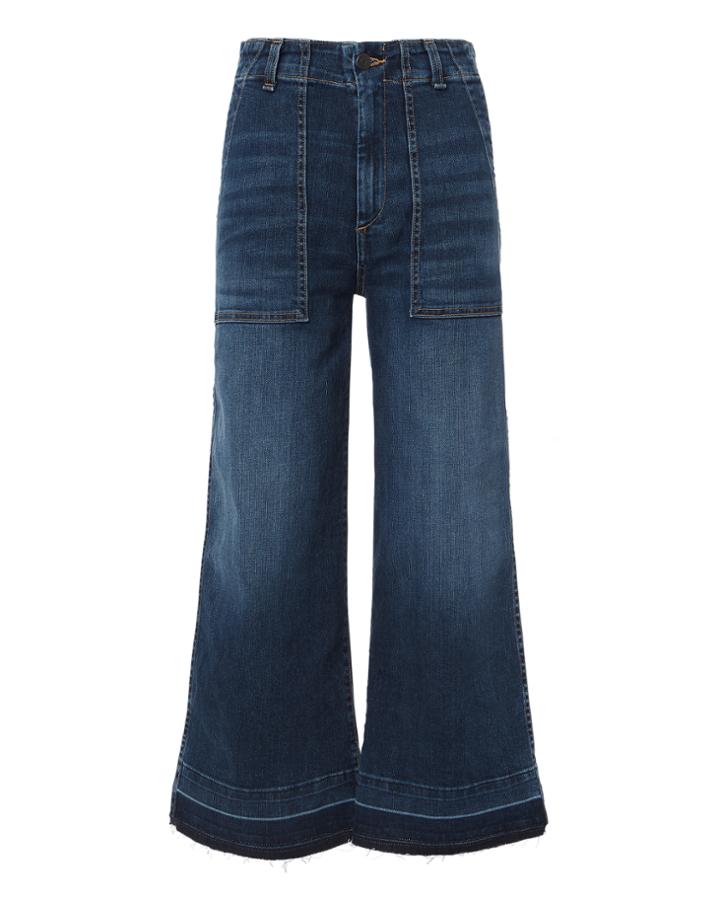 Veronica Beard Lou Gaucho Jeans Denim 24