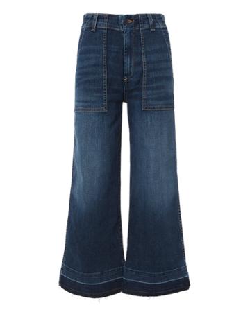Veronica Beard Lou Gaucho Jeans Denim 24