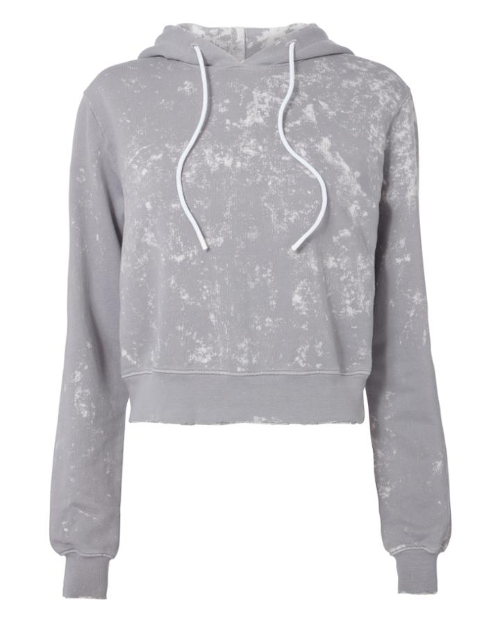 Cotton Citizen Milan Cropped Hoodie Grey P
