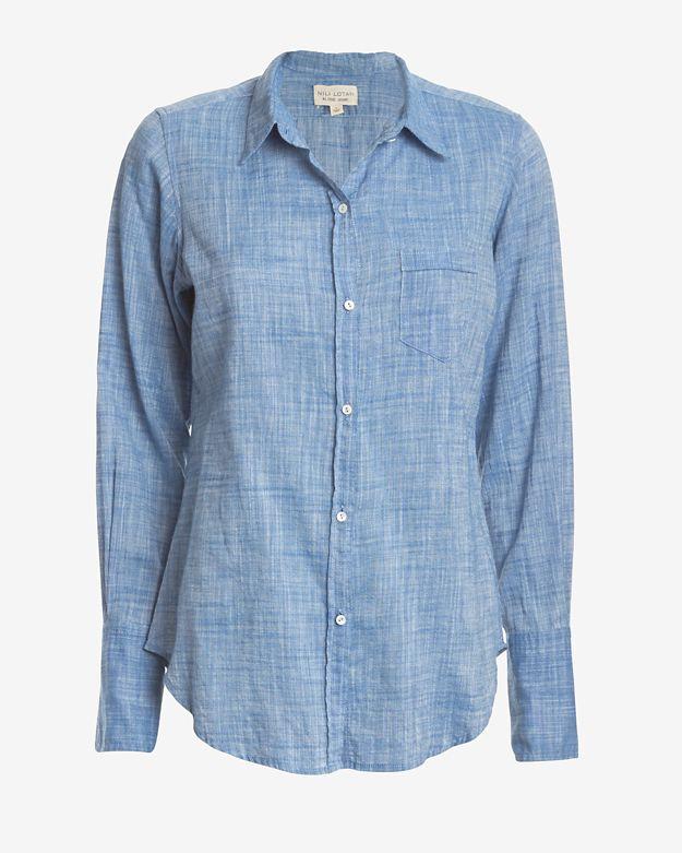 Nili Lotan Chambray Shirt