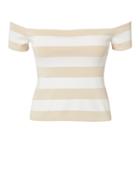 Torn Ronny Kobo Off Shoulder Striped Top Multi P