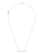 Hirotaka Gossamer Diamond Bar Necklace