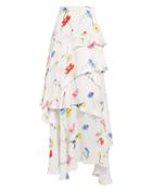 Olivia Rubin Elodie Tiered Skirt White/floral 6