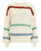 Anine Bing Lydia Sweater White/stripe S
