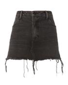 Alexander Wang Layered Denim Mini Skirt