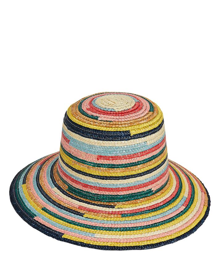 Eugenia Kim Stevie Hat Rainbow Stripes 1size