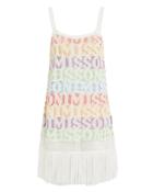 Missoni Mare Reverisble Fringe Dress Ivory/rainbow 38