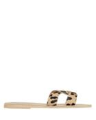 Ancient Greek Sandals Desmos Leopard Sandals Brown/black 37