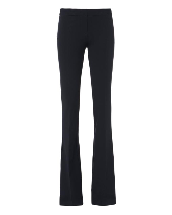 Derek Lam Alana Navy Flare Pants Navy 36