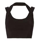 T By Alexander Wang Scoop Neck Knit Crop Top