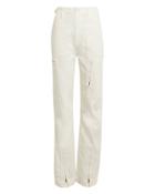 Re/done Dirty White Cargo Pants Off White 28