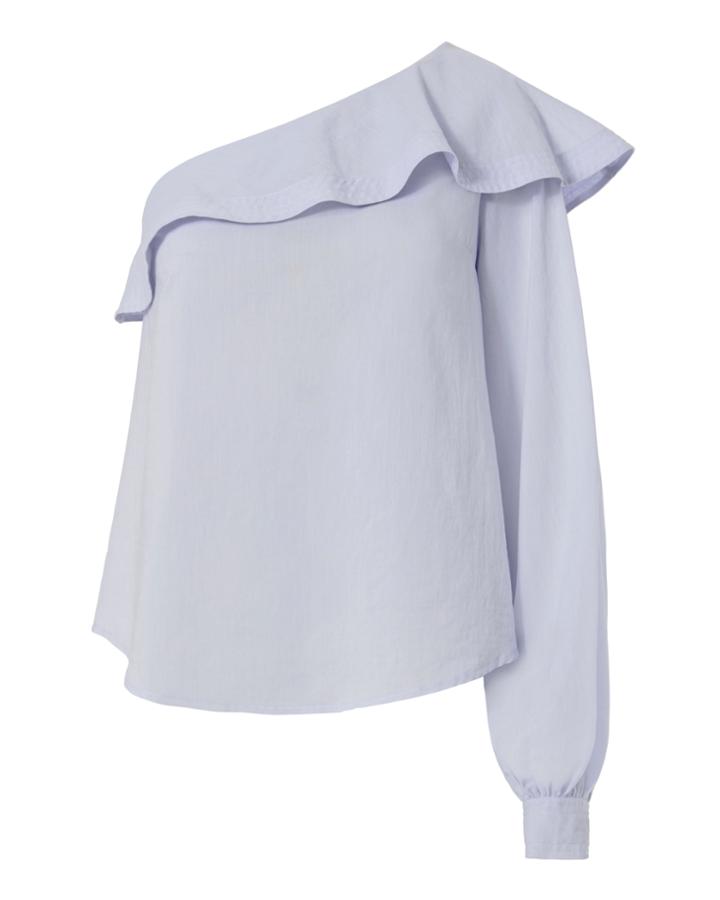 A.l.c. Brielle Ruffled One Shoulder Top