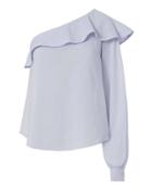 A.l.c. Brielle Ruffled One Shoulder Top