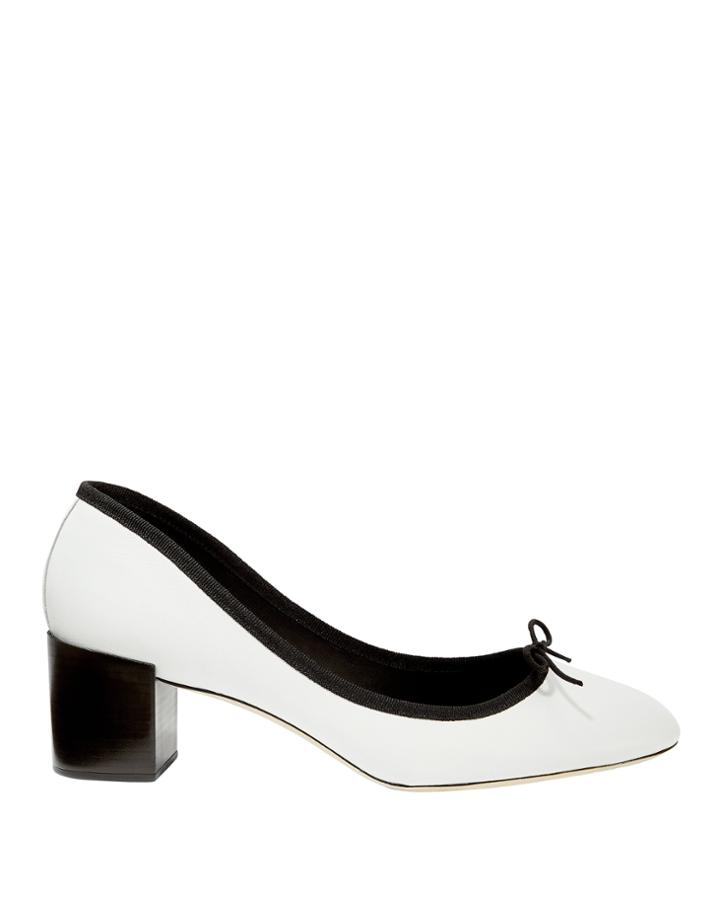 Repetto Farrah Ballet Heels White 38.5