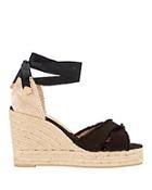 Castaner Bluma Fringed Canvas Wedge Espadrilles