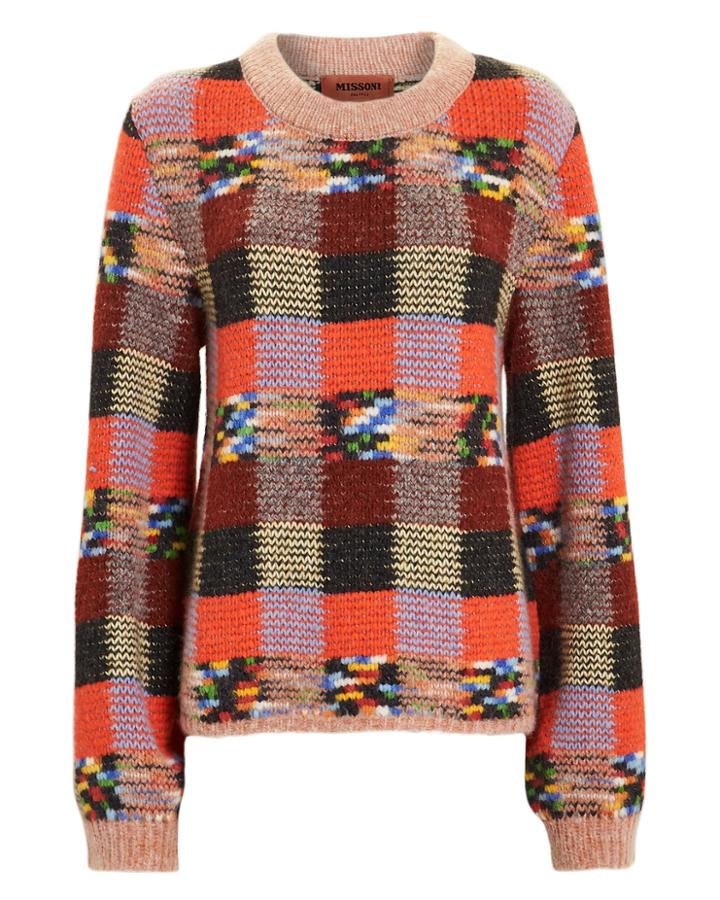 Missoni Plaid Pullover Multi 38