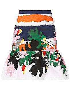 Isolda Bahia Print Skirt
