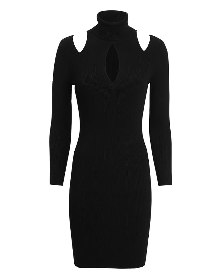 Alc A.l.c. Ollie Cutout Dress Black P