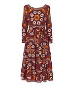 Rhode Resort Suzani Cold Shoulder Maxi Dress