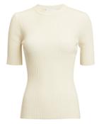 3.1 Phillip Lim Ribbed Crewneck Top White P