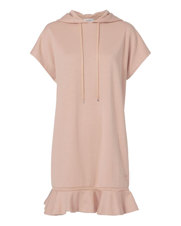 Carven Ruffle Hoodie Dress