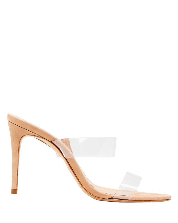 Schutz Ariella Double Strap Sandals Beige 8