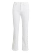 Frame Le Crop Mini Boot White Jeans White Denim 27