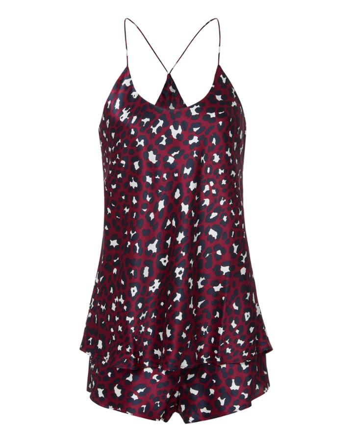 Olivia Von Halle Bella Marilyn Camisole Set Pri-animal 2
