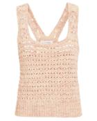 Exclusive For Intermix Intermix Salina Marled Sleeveless Sweater Pink P