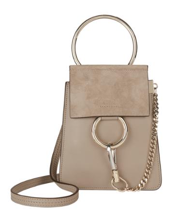Chloã© Faye Small Leather Bracelet Bag