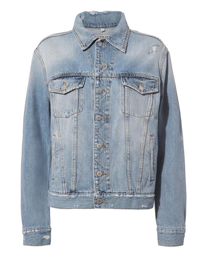 Fiorucci Nico Oversized Trucker Jacket Denim-lt S