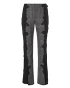 Jonathan Simkhai Lace Appliqu  Plaid Pants Grey 6