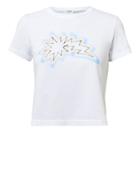 Re/done Comet Print Boxy T-shirt White M