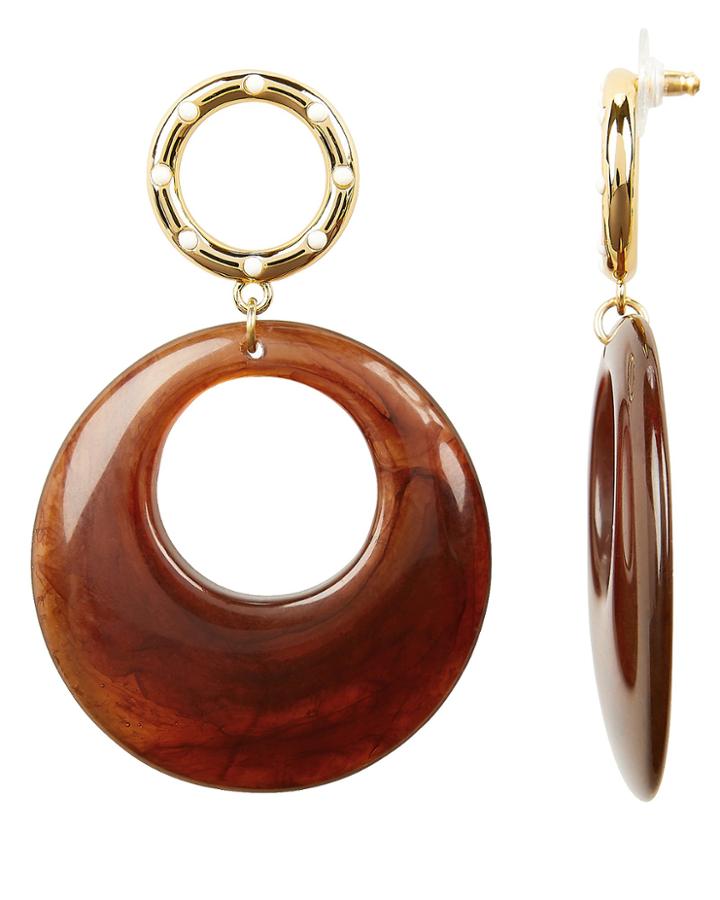 Lizzie Fortunato La Fonda Earrings Butterscotch 1size