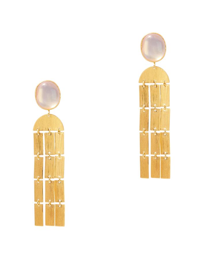Zoja Rae Earrings Pink 1size