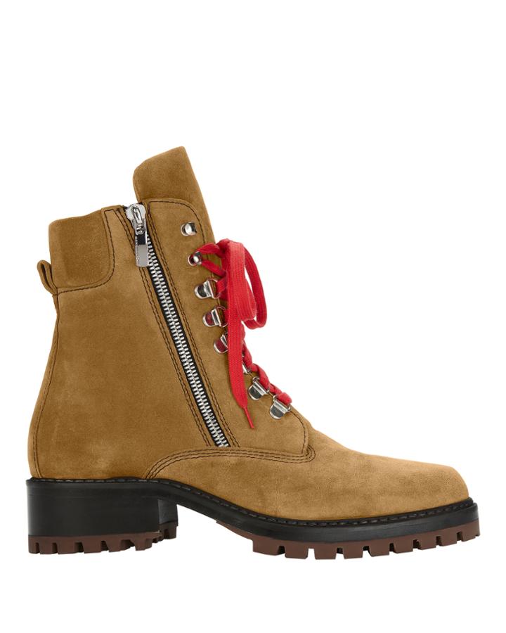 Barbara Bui Camel Suede Hiker Boots