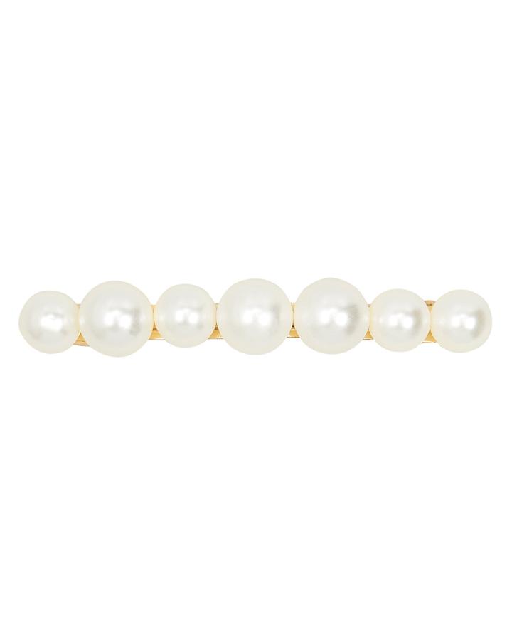 Jennifer Behr Gretel Barrette Pearl/gold 1size